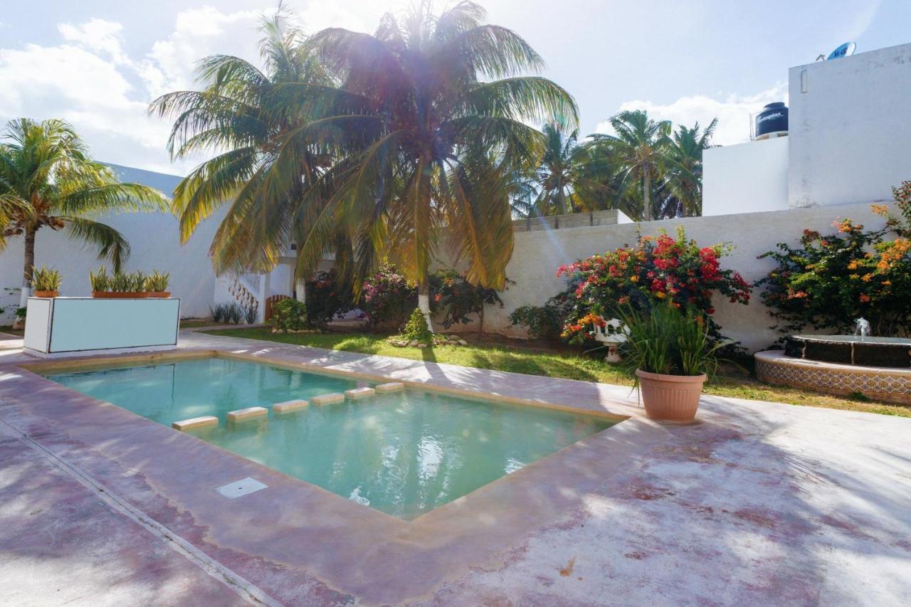 Hotel Las Garzas Chelem Exterior foto